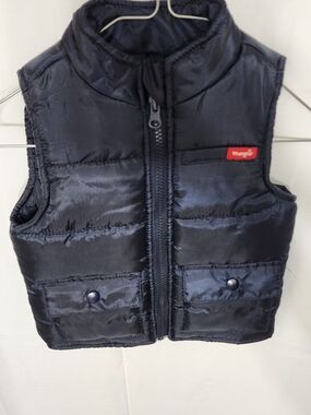 Wrangler Navy Puffer Vest 2t